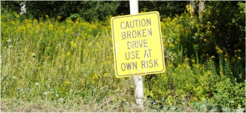 broken drive use at own risk